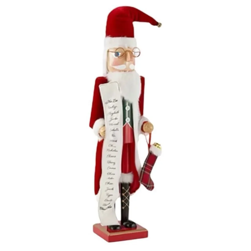 Santa Clause Nutcracker 24” North Pole Women Kids Christmas Home Decor New
